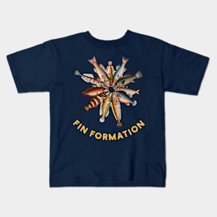 Fin Formation Kids T-Shirt